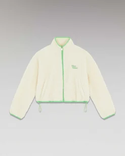Hot FROM FUTURE Outerwear Veste Sherpa Courte Ecru