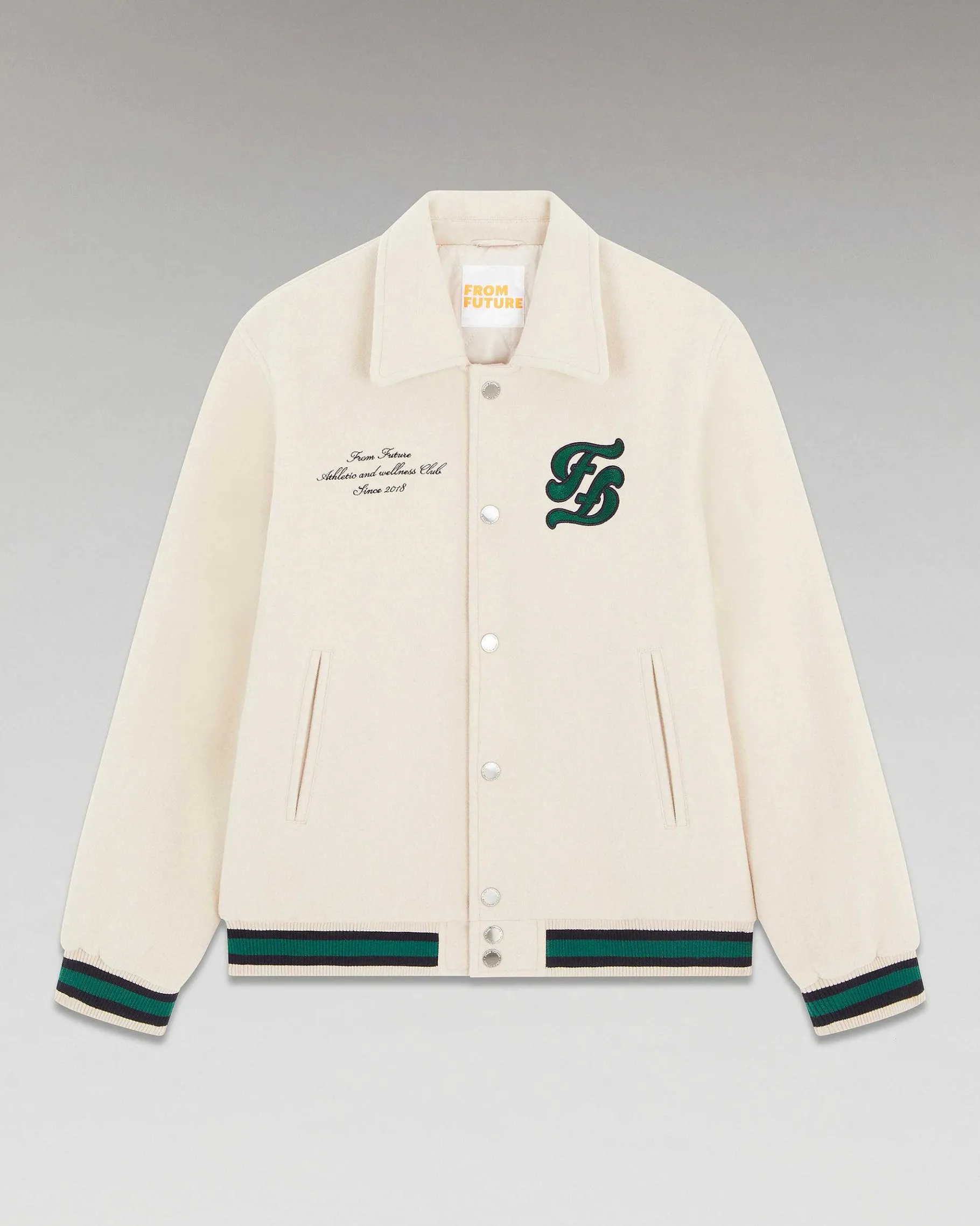 New FROM FUTURE Outerwear Veste Varsity Sable