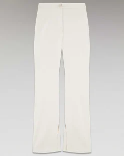 Hot FROM FUTURE Pantalon Flare Satinee Champagne