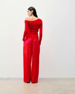 Discount FROM FUTURE Pantalon Large Regine Coquillages Et Crustaces