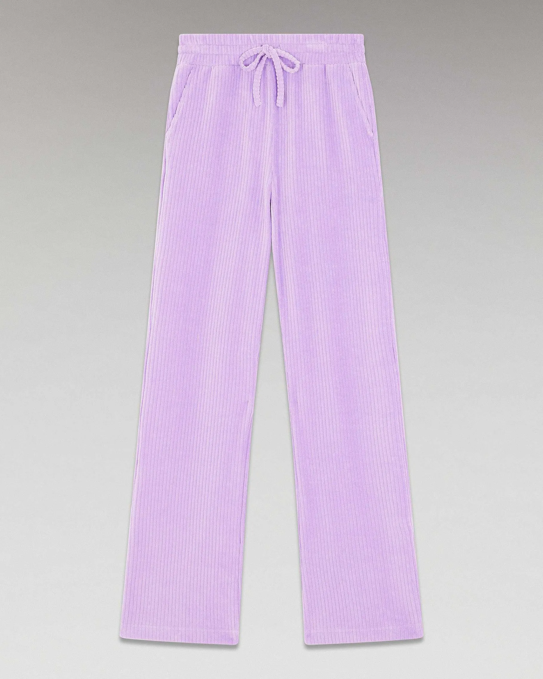 FROM FUTURE Pantalon Large Velours Holiday Lilac