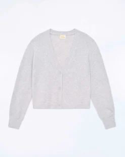 Clearance FROM FUTURE Pull Cardigan Gris Chine Clair