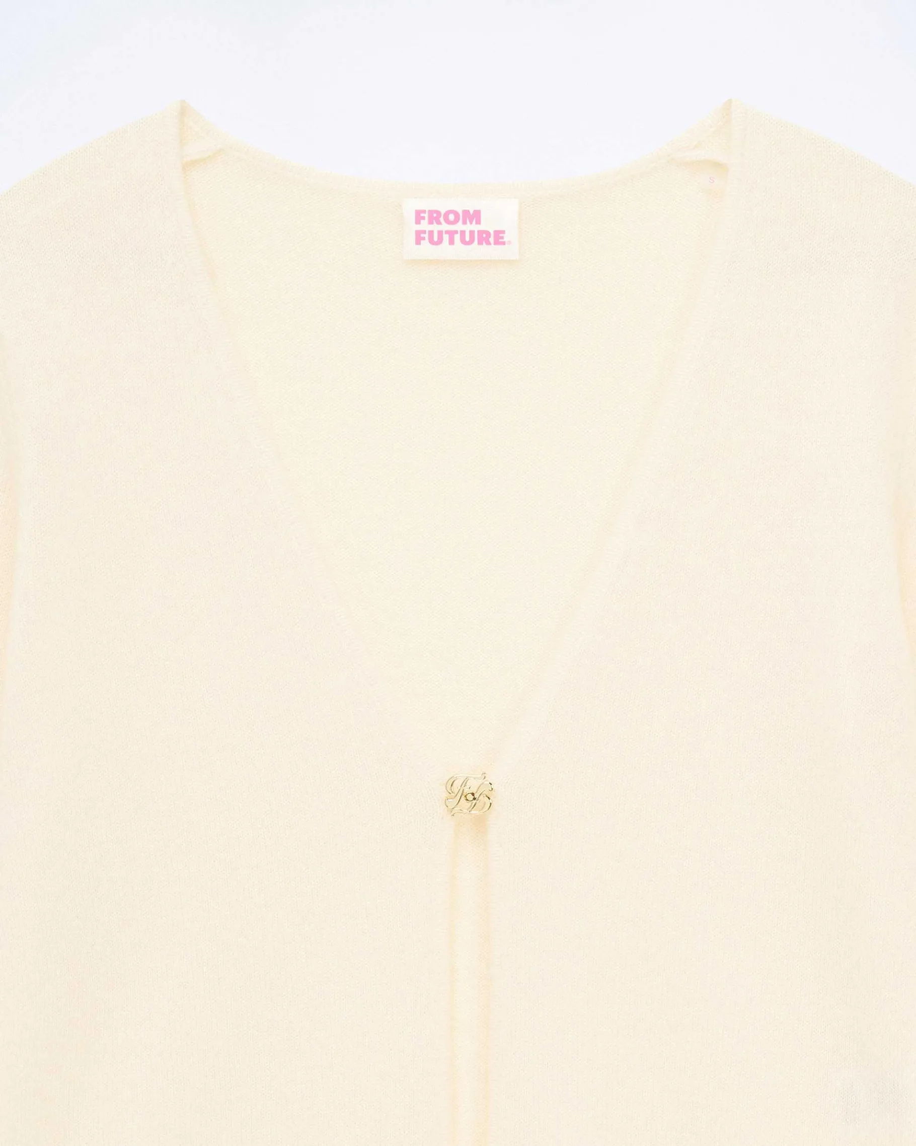 Outlet FROM FUTURE Pull Cardigan Ecru