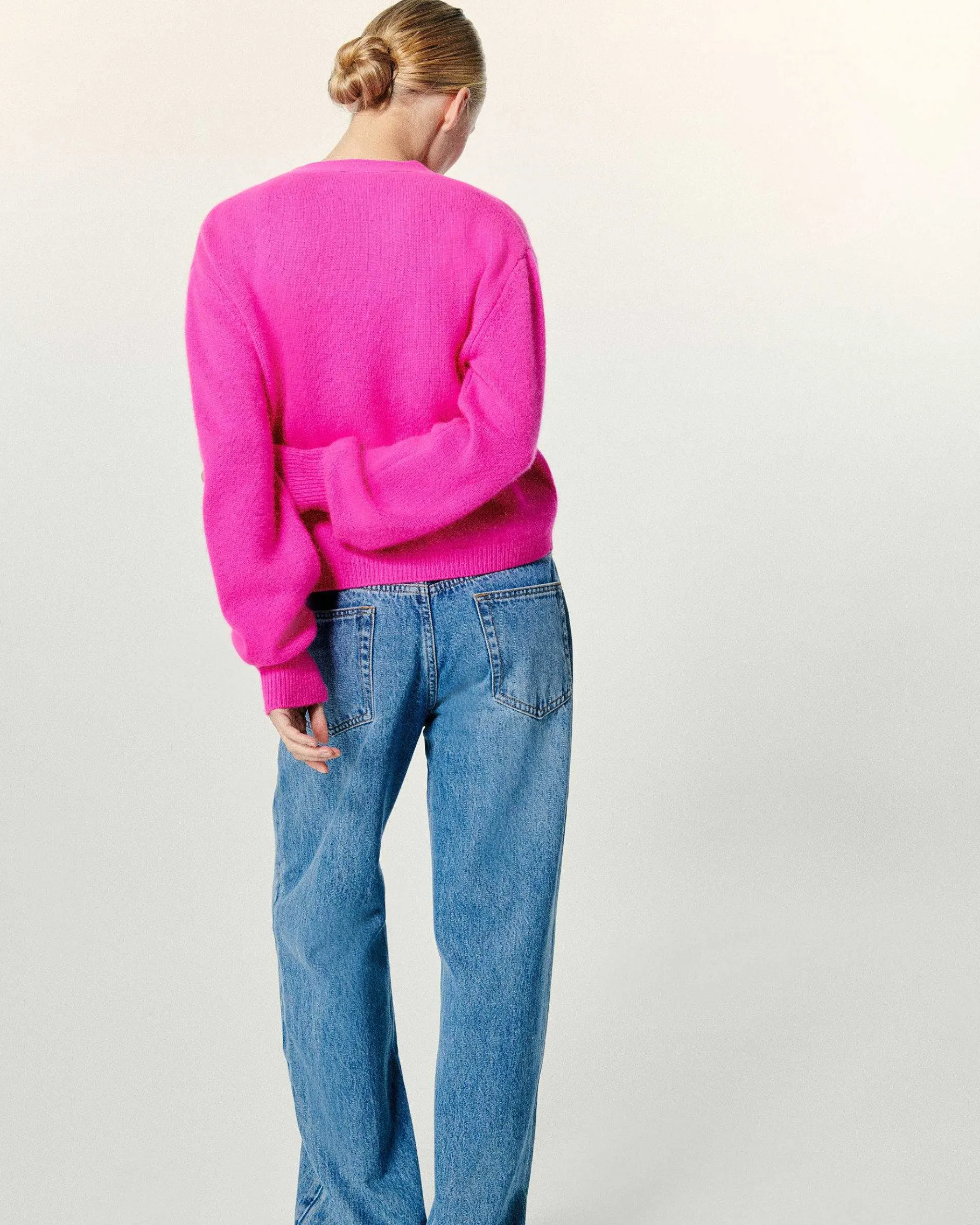 Sale FROM FUTURE Pull Cardigan Fruity Pink