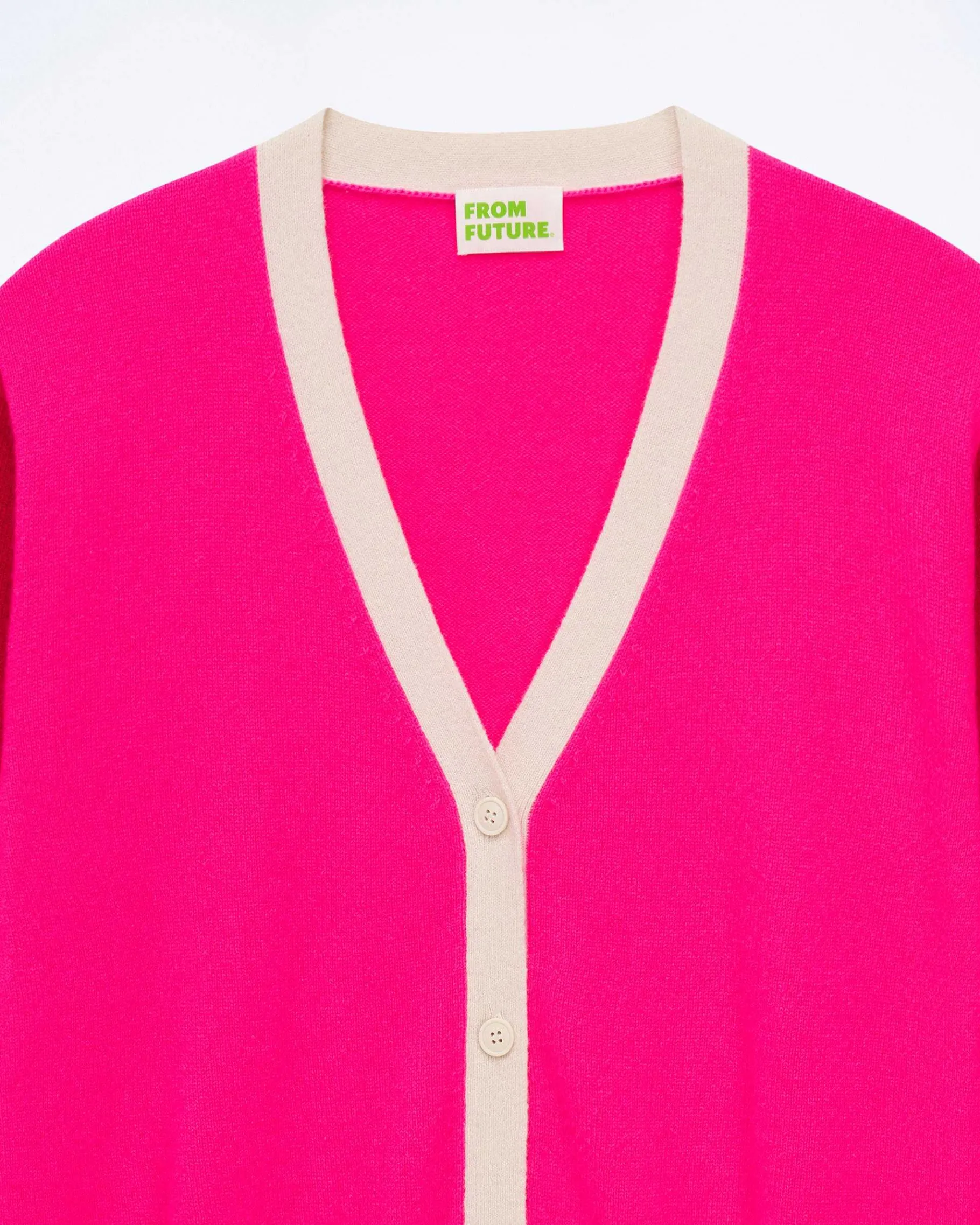 Best FROM FUTURE Pull Cardigan Winter Fuschia