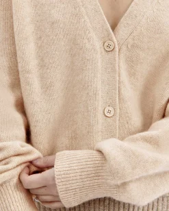 Clearance FROM FUTURE Pull Cardigan Beige Chine