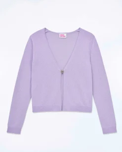 Online FROM FUTURE Pull Cardigan Magic Lilac