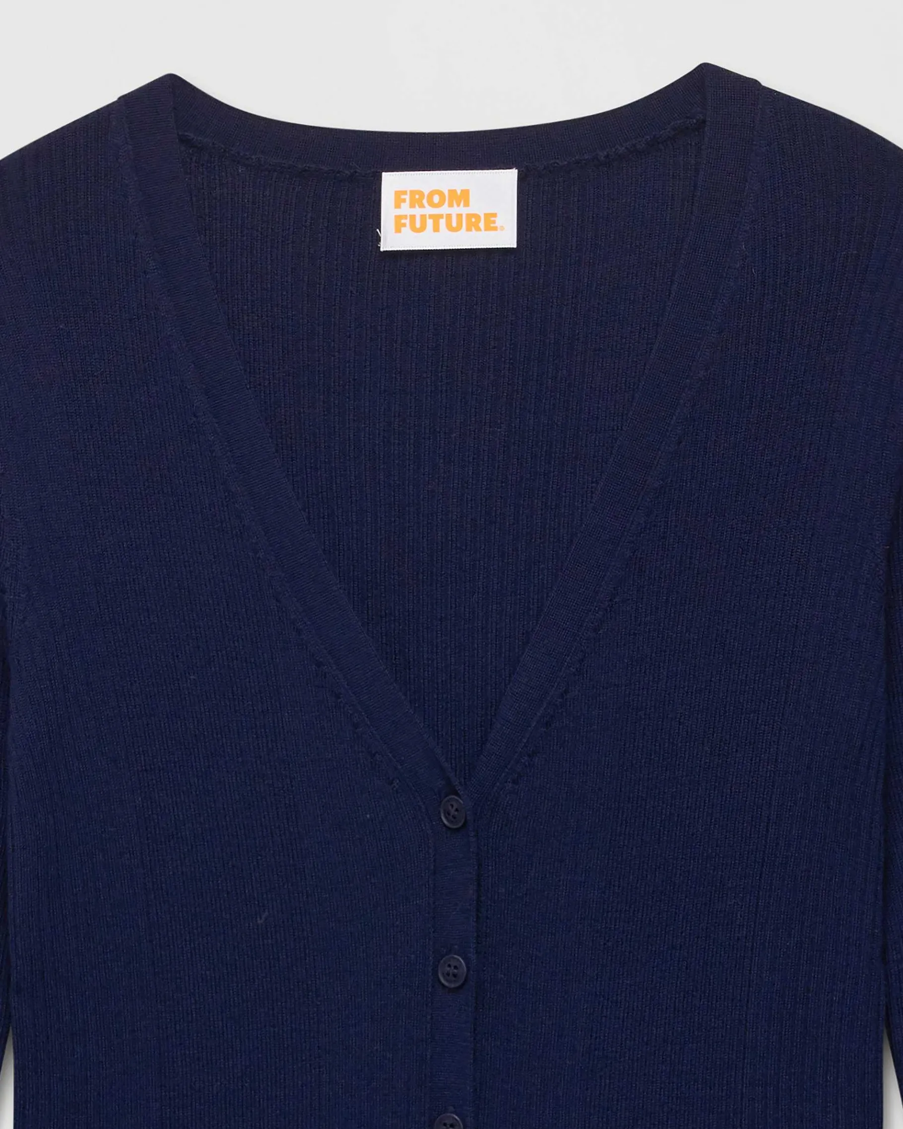 Clearance FROM FUTURE Pull Cardigan A Cotes Navy