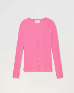 Online FROM FUTURE Pull Cardigan A Cotes Holiday Pink