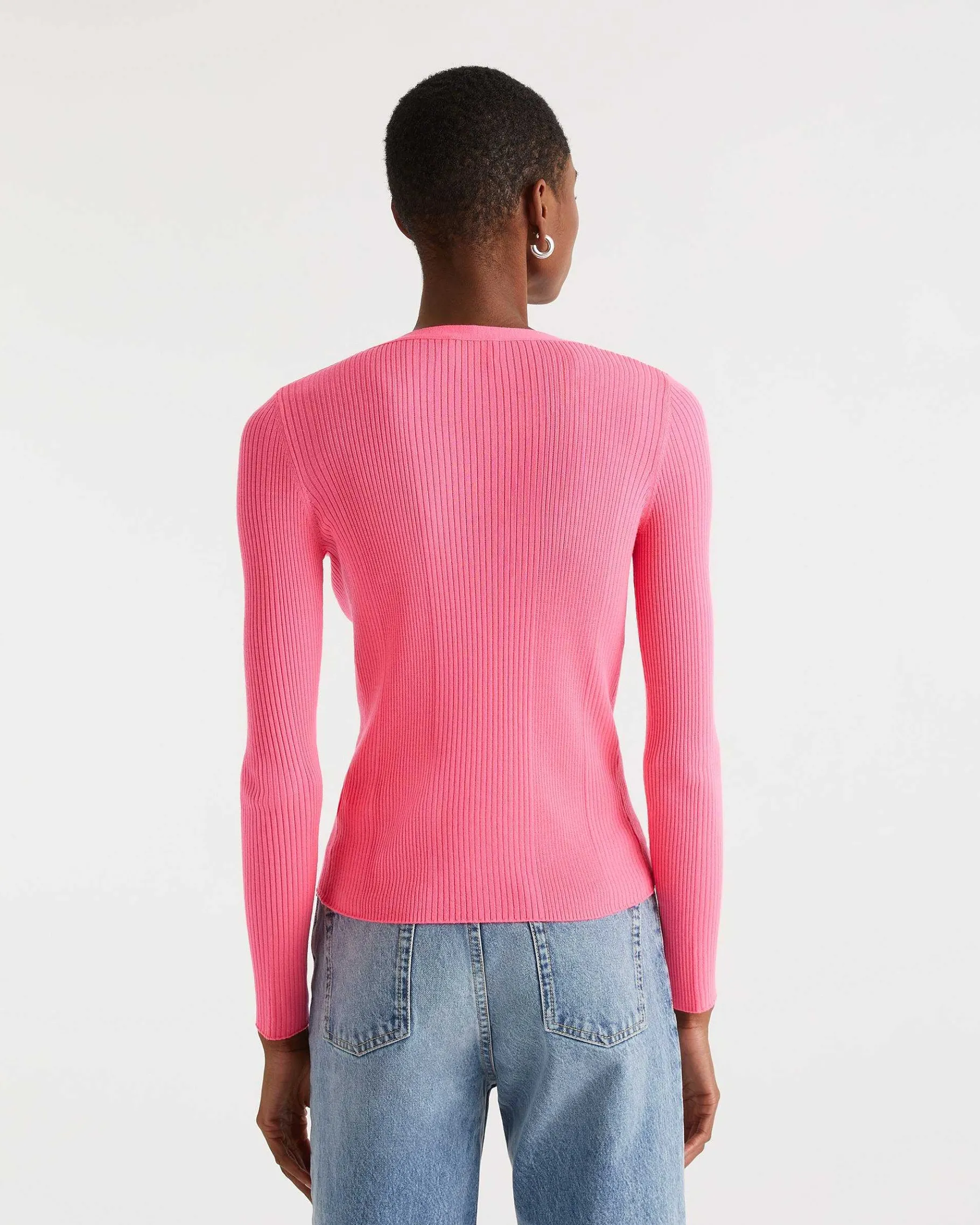 Online FROM FUTURE Pull Cardigan A Cotes Holiday Pink