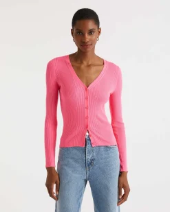 Online FROM FUTURE Pull Cardigan A Cotes Holiday Pink