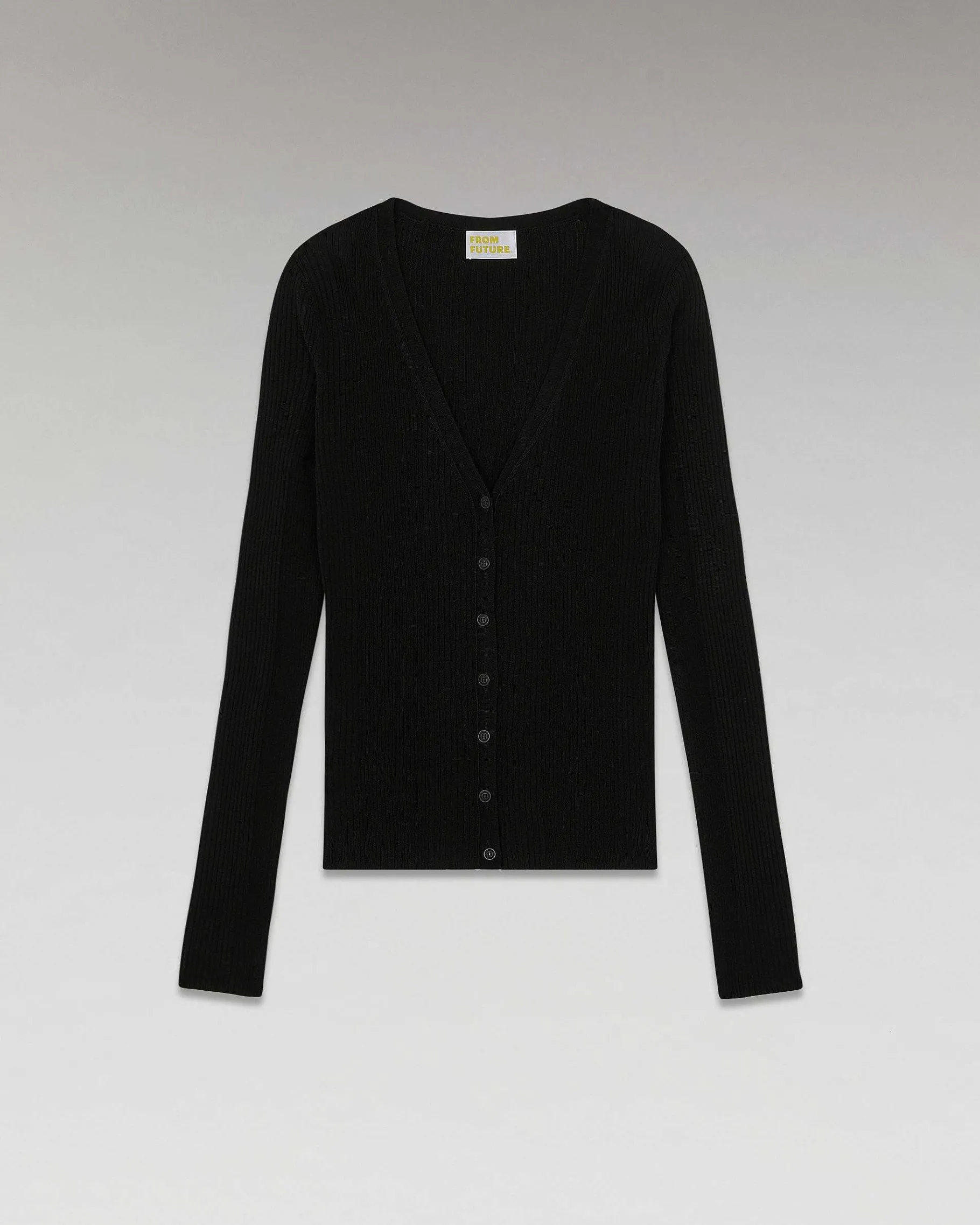 Online FROM FUTURE Pull Cardigan A Cotes Noir