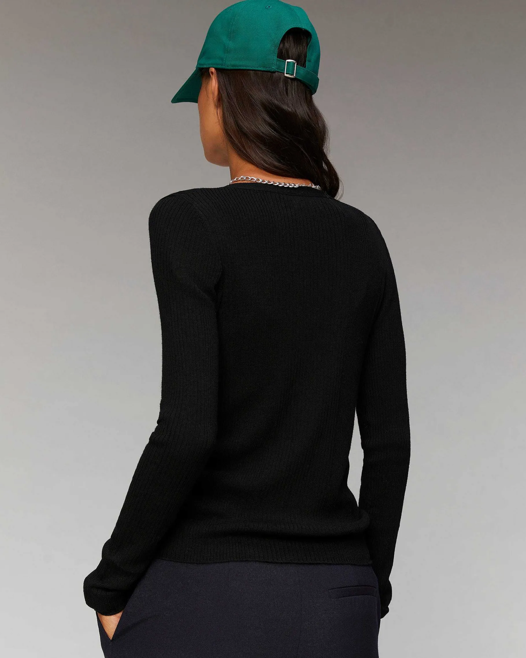 Online FROM FUTURE Pull Cardigan A Cotes Noir