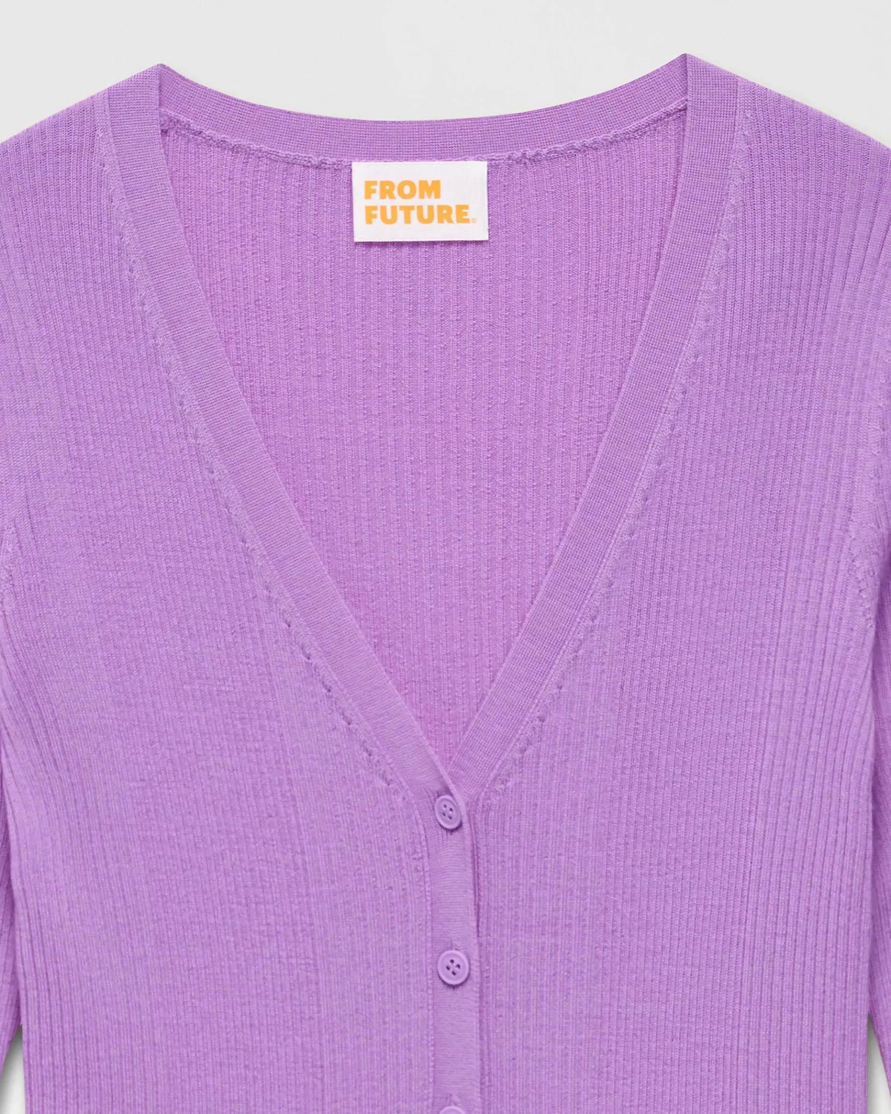 New FROM FUTURE Pull Cardigan A Cotes Holiday Lilac