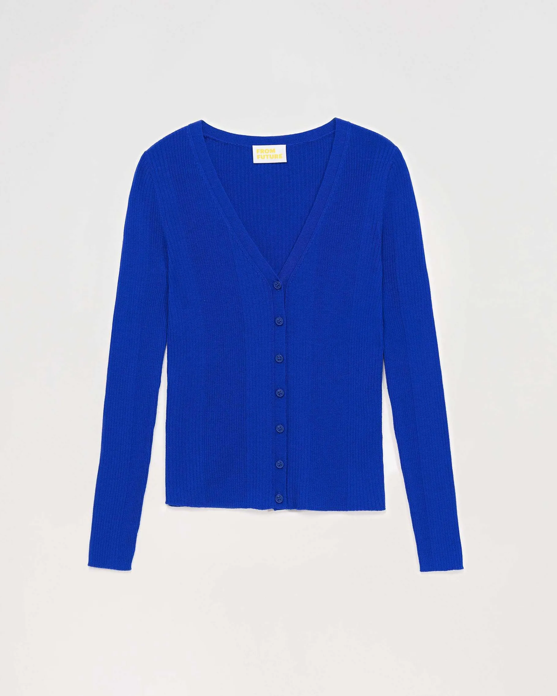Clearance FROM FUTURE Pull Cardigan A Cotes Pop Blue