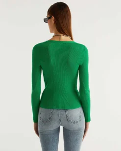 Online FROM FUTURE Pull Cardigan A Cotes Summer Green