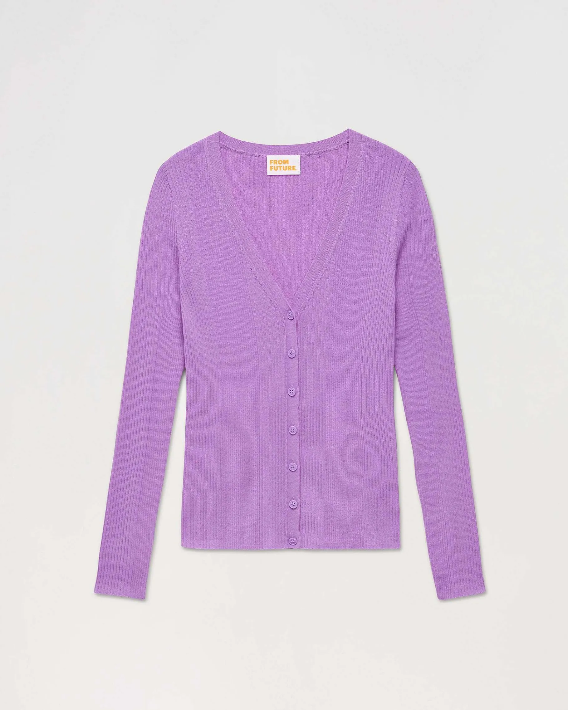 Sale FROM FUTURE Pull Cardigan A Cotes Holiday Lilac