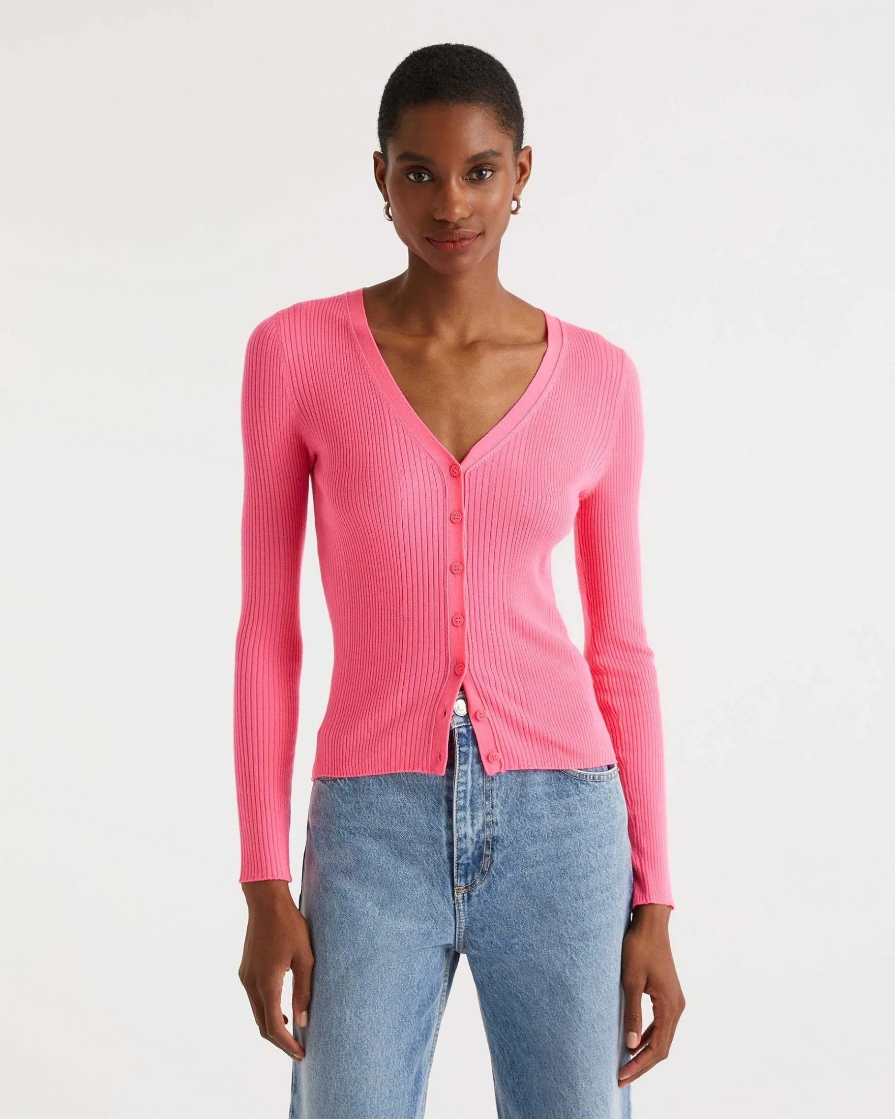 Sale FROM FUTURE Pull Cardigan A Cotes Holiday Lilac