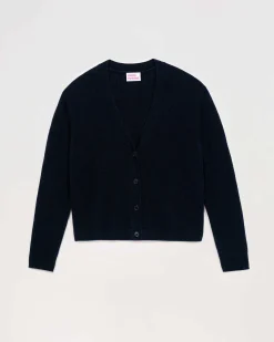 Clearance FROM FUTURE Pull Cardigan Basique Leger Navy