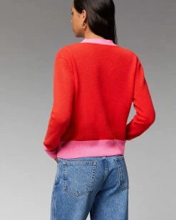 Clearance FROM FUTURE Pull Cardigan Bicolore Leger Intense Purple