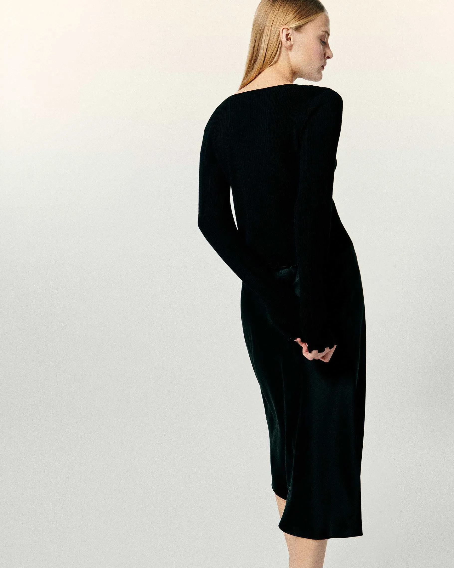 Clearance FROM FUTURE Pull Cardigan Bijou Point Bourdon Noir