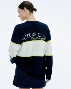 Best FROM FUTURE Pull Cardigan Future Club Navy