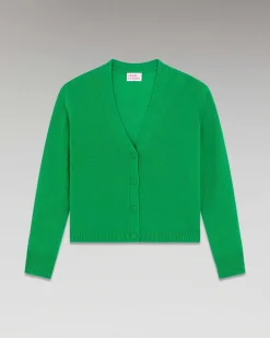 Online FROM FUTURE Pull Cardigan Uni Light Summer Green