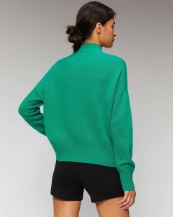 New FROM FUTURE Pull Col Montant Disco Love Club Winter Green