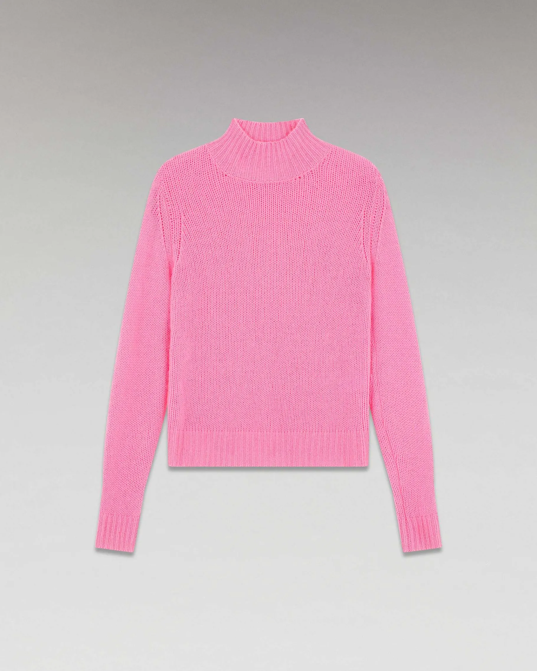 FROM FUTURE Pull Col Montant Epais Sparkle Pink