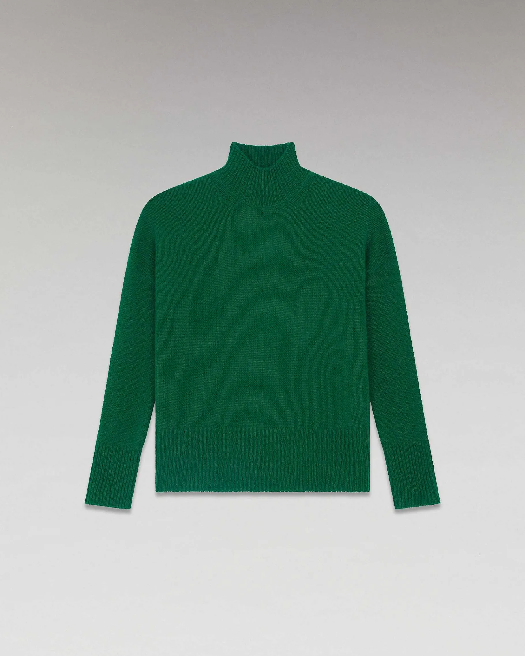 Sale FROM FUTURE Pull Col Montant Oversize Forest Green
