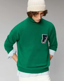 Best FROM FUTURE Pull Col Montant Oversize Navy