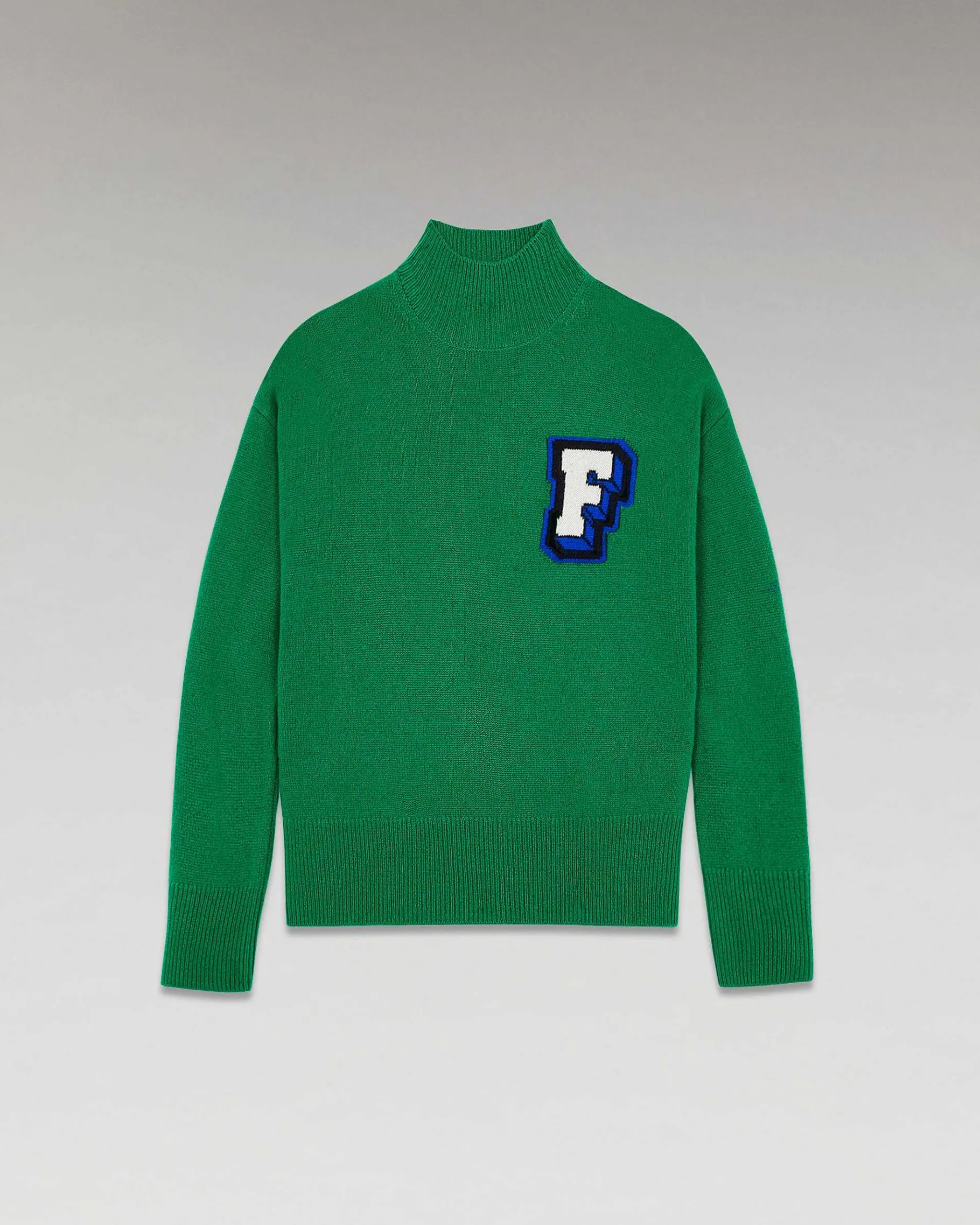 Online FROM FUTURE Pull Col Montant Oversize Winter Green