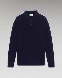 Best FROM FUTURE Pull Col Polo Basique Navy