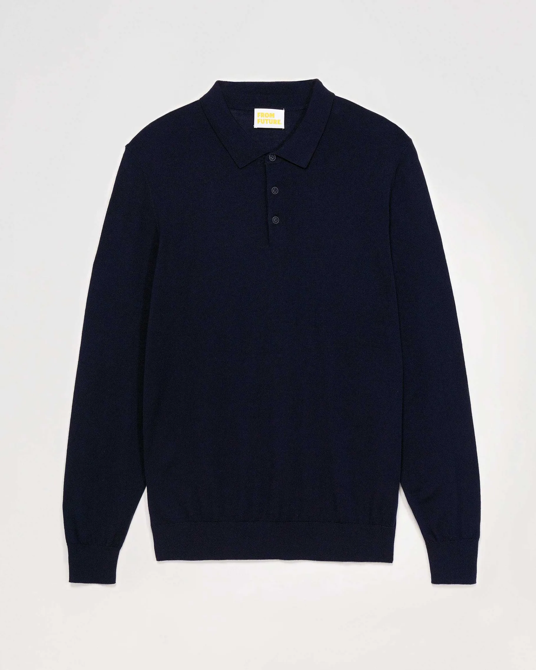 Clearance FROM FUTURE Pull Col Polo Basique Navy