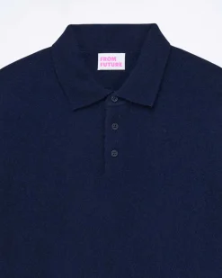 Online FROM FUTURE Pull Col Polo Uni Navy