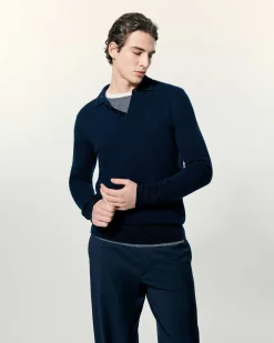 Online FROM FUTURE Pull Col Polo Uni Navy
