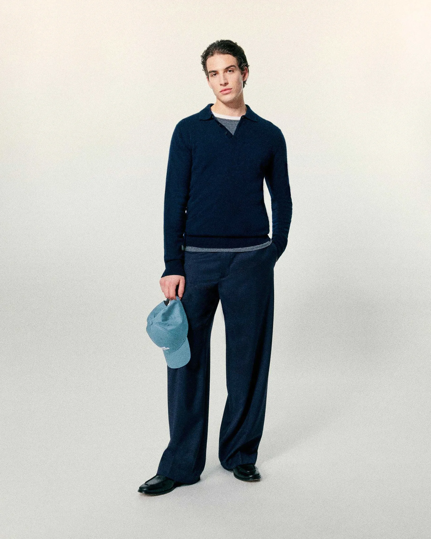 Online FROM FUTURE Pull Col Polo Uni Navy