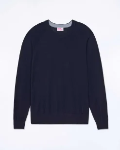 New FROM FUTURE Pull Col Rond Navy