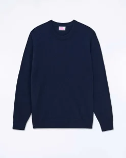 Best FROM FUTURE Pull Col Rond Navy