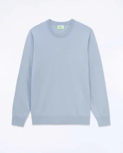 Online FROM FUTURE Pull Col Rond Grey Blue