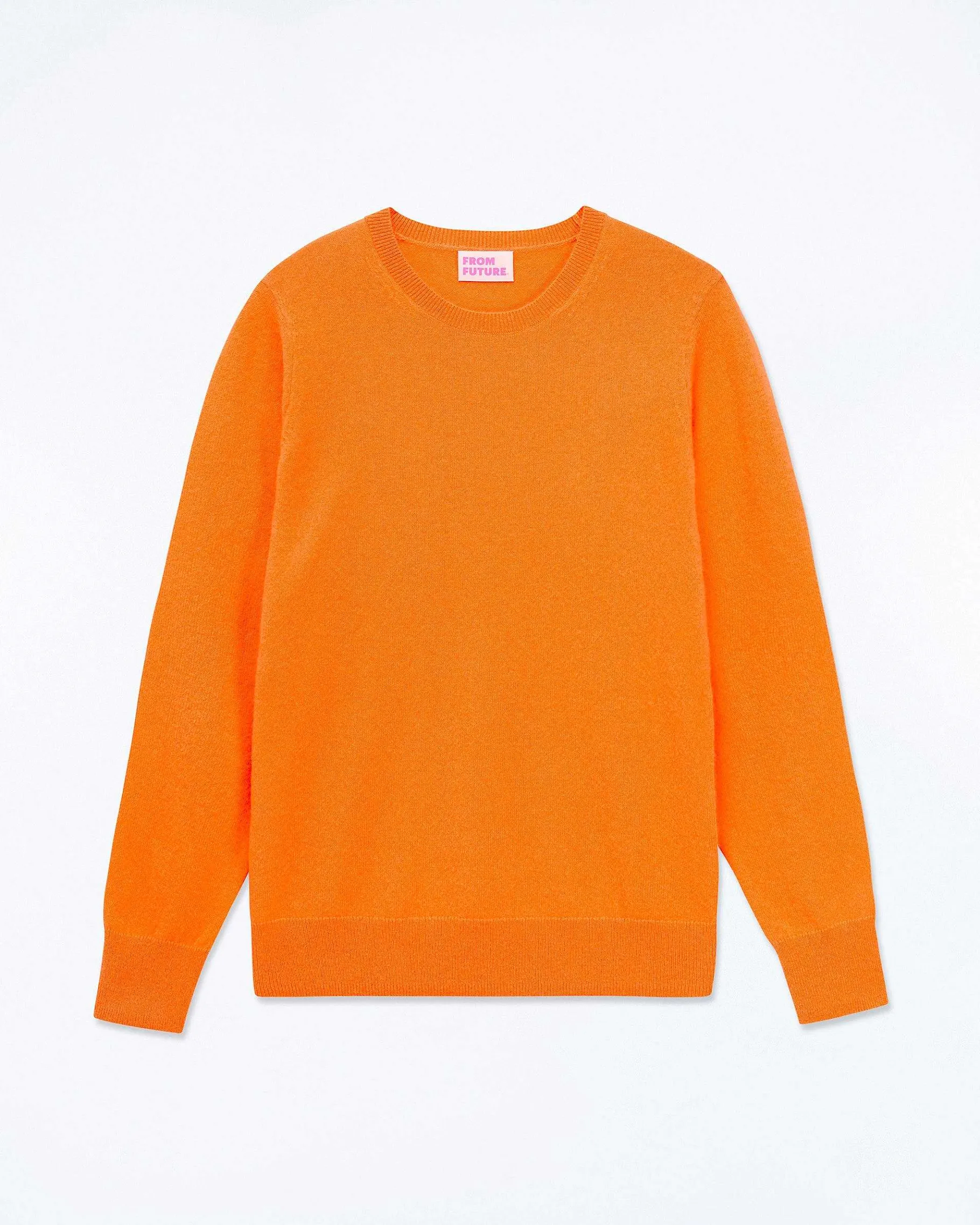 Clearance FROM FUTURE Pull Col Rond Magic Orange