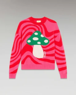 Clearance FROM FUTURE Pull Col Rond Champignon Future Winter Fuschia