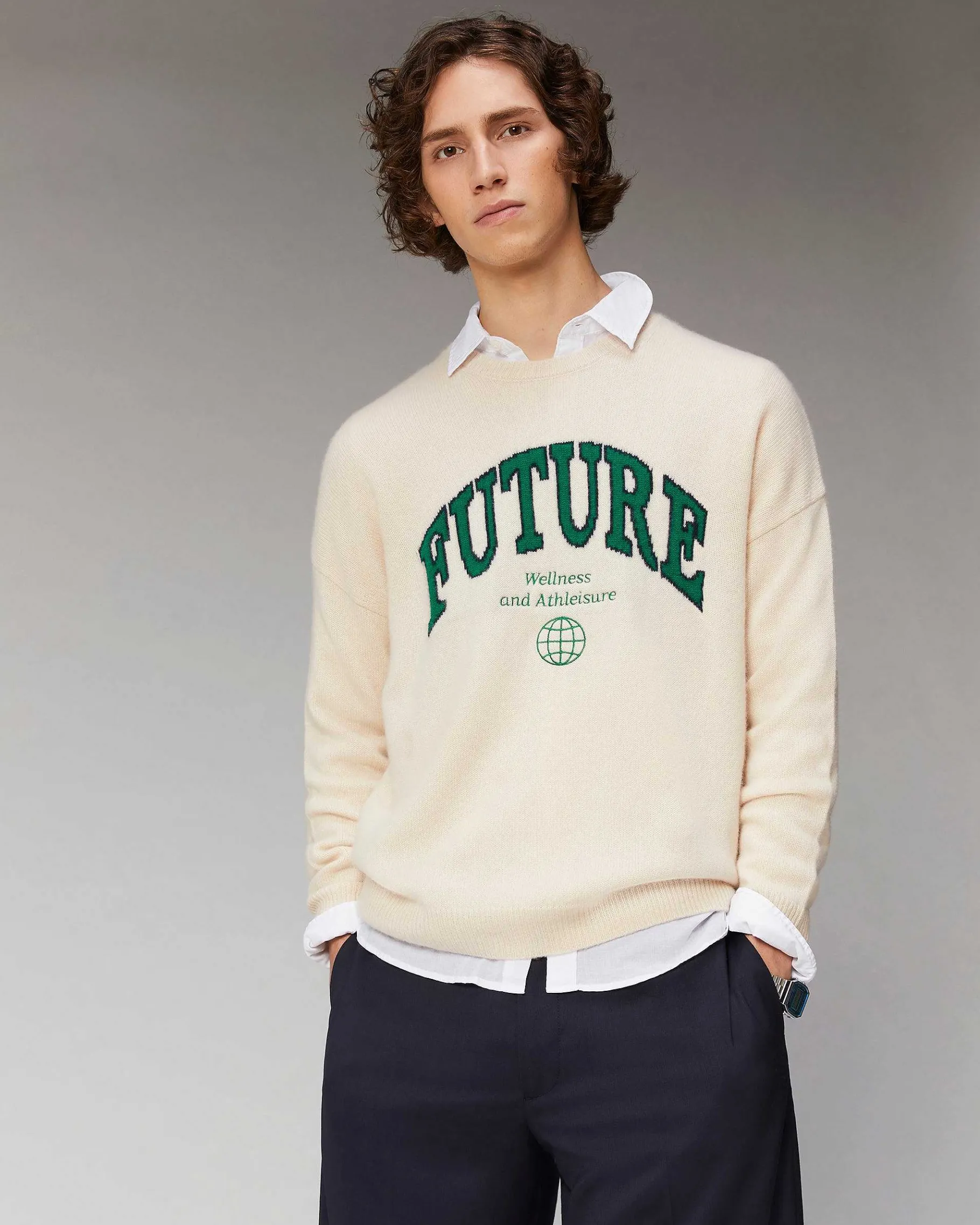 FROM FUTURE Pull Col Rond College Sable