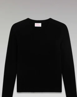 Discount FROM FUTURE Pull Col Rond Court Noir