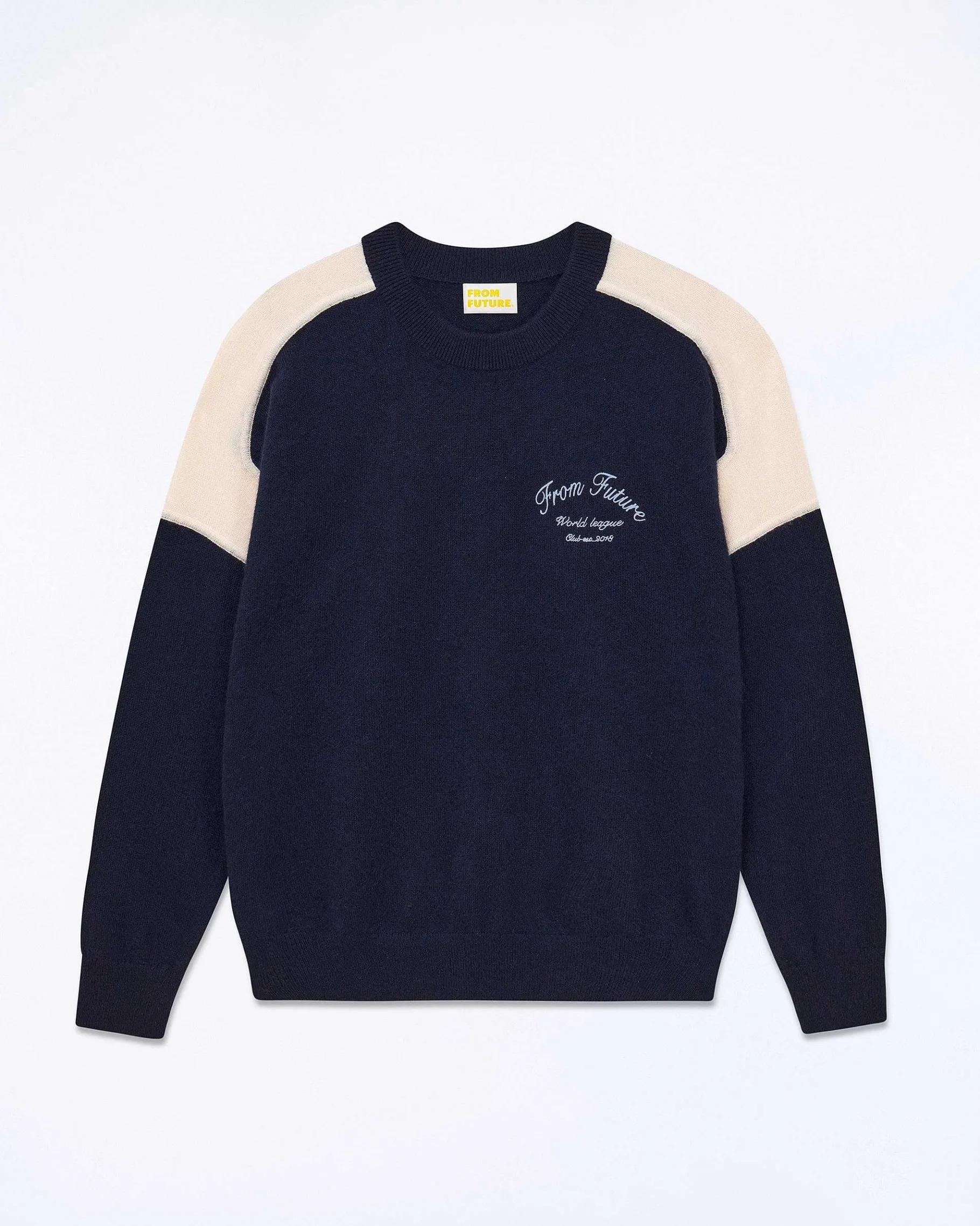 Best FROM FUTURE Pull Col Rond Club Navy