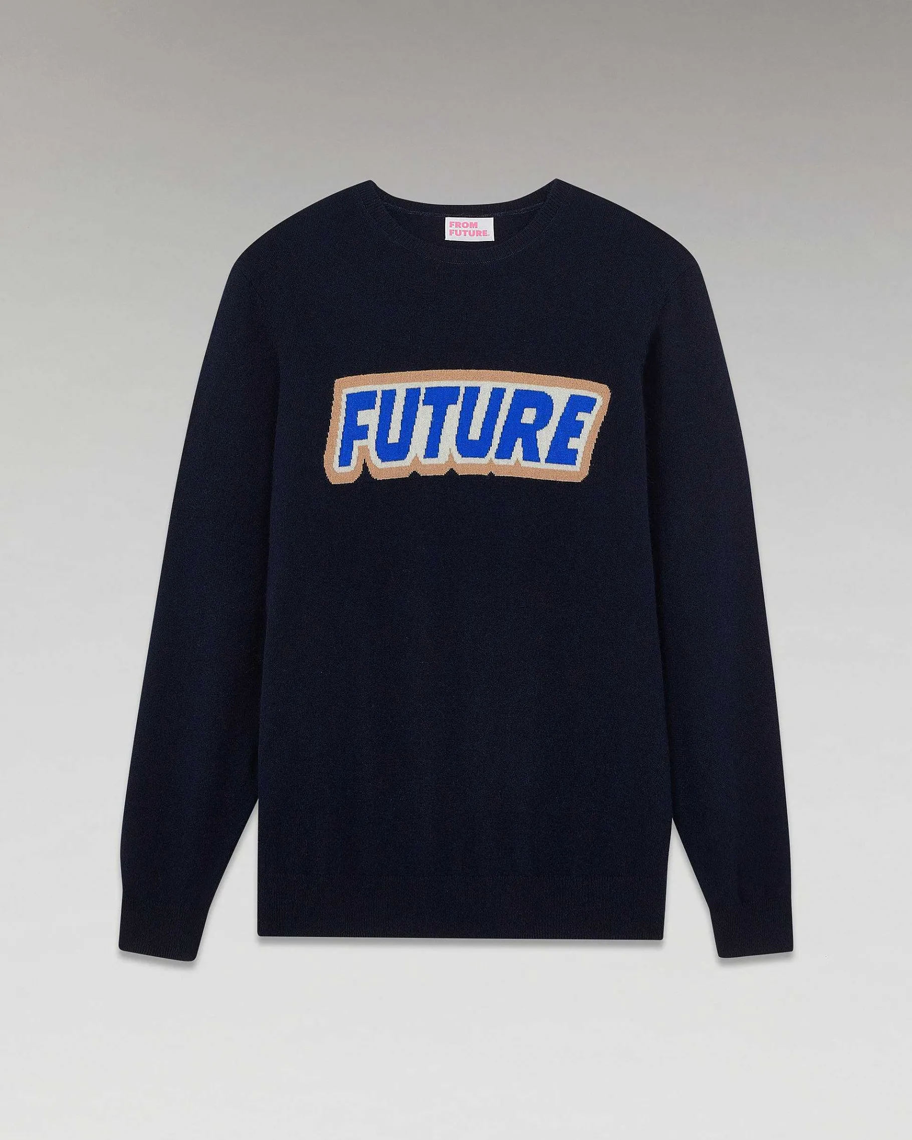 Best FROM FUTURE Pull Col Rond Future Navy