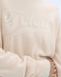 FROM FUTURE Pull Col Rond Future Light Beige
