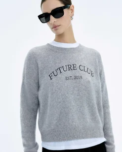 Best FROM FUTURE Pull Col Rond Future Baby Yellow