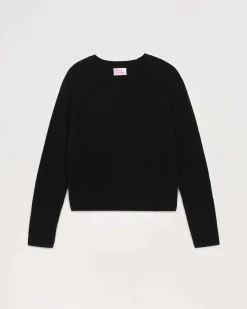 Online FROM FUTURE Pull Col Rond Leger Noir