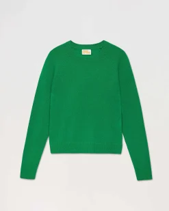 Clearance FROM FUTURE Pull Col Rond Manches Raglan Light Summer Green